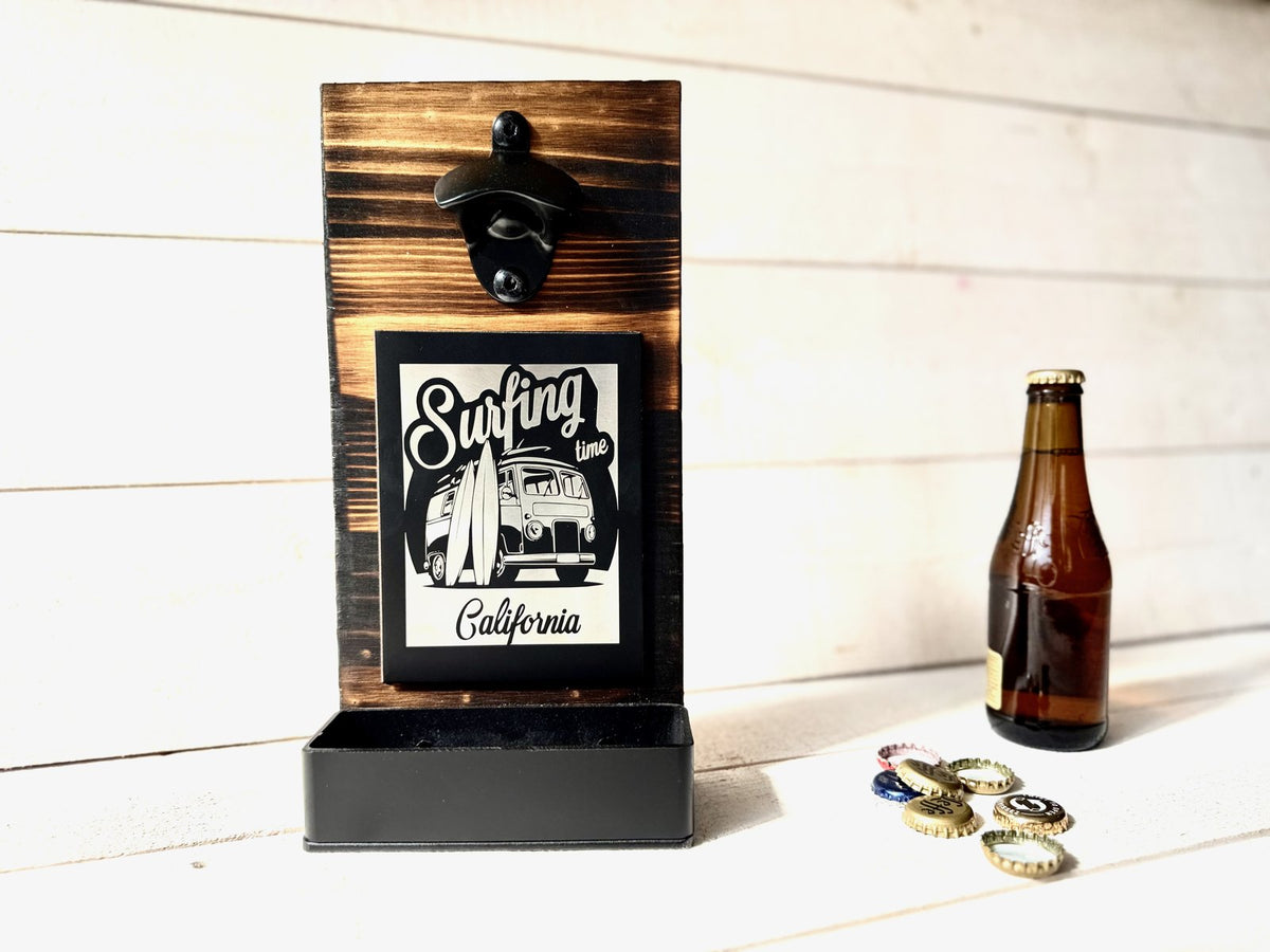 Décapsuleur mural — Racing vintage