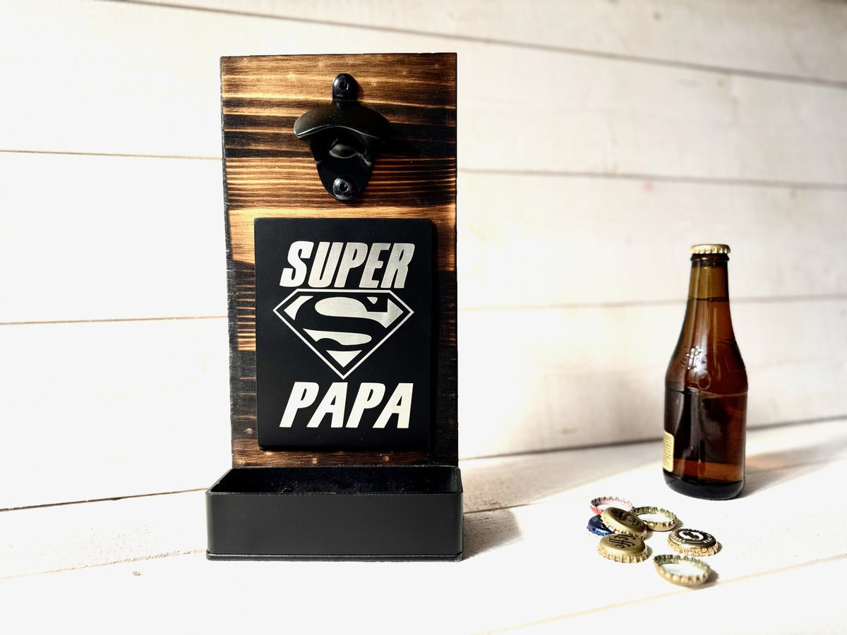Décapsuleur mural — Super Papa