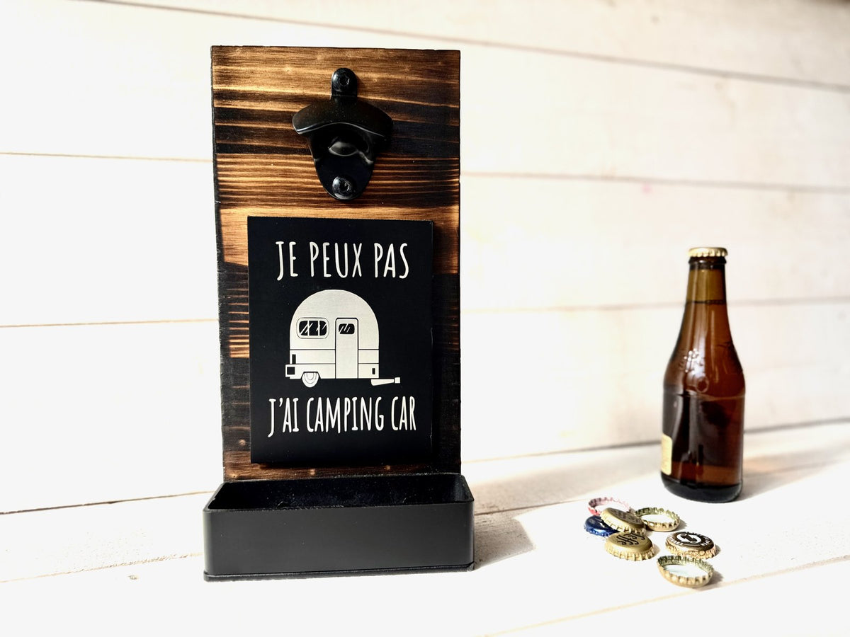 Décapsuleur mural — J’peux pas, j’ai camping-car