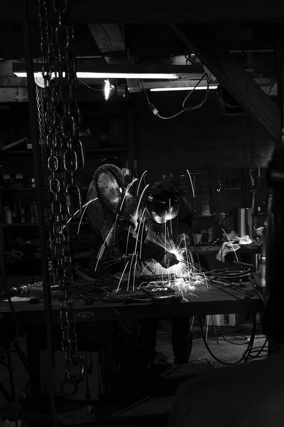 Soudure à l’atelier